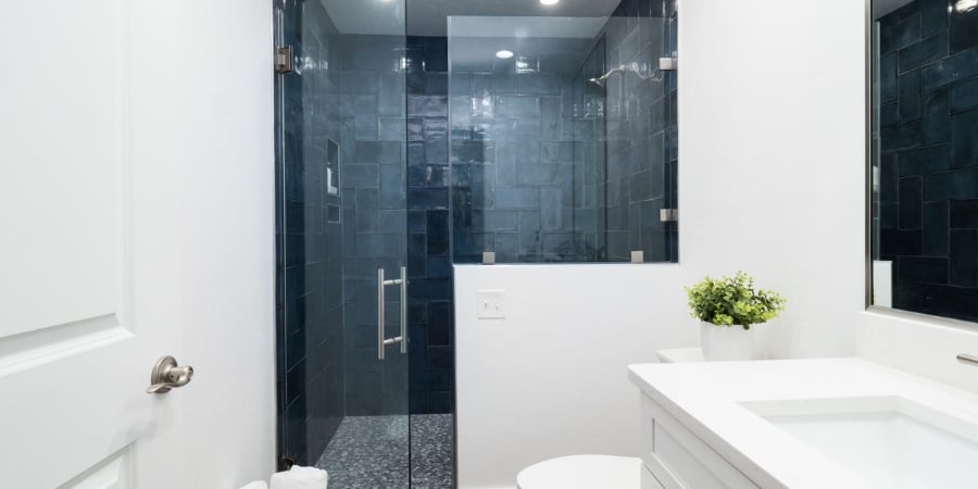 custom lake house bathroom remodel