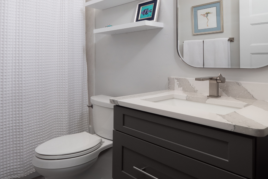 guest bath remodel gainesville