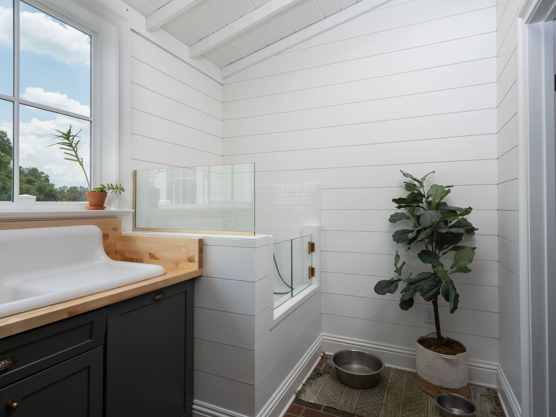Primary Bathroom with Level Entry Shower and Large Soaking Tub Primary Bathroom with Level Entry Shower and Large Soaking Tub