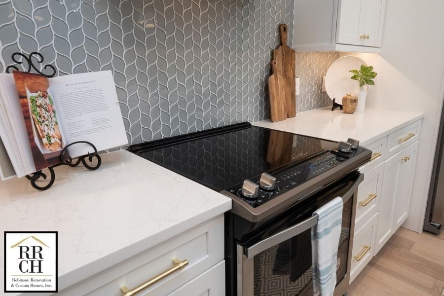 Fletcher Park Lot 12 Kitchen Backsplash and StovetopOven