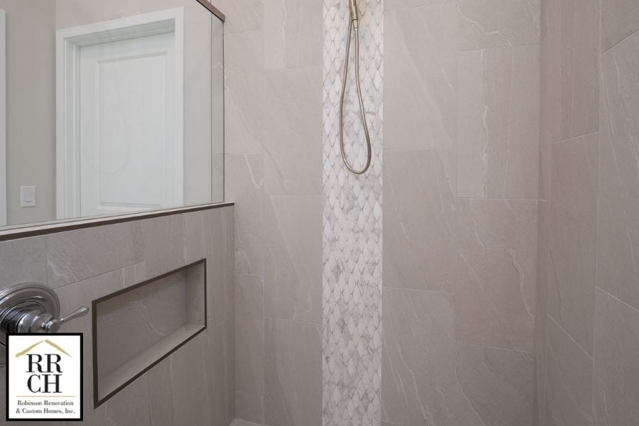 Fletcher Park Lot 12 Master Bath Shower Detail