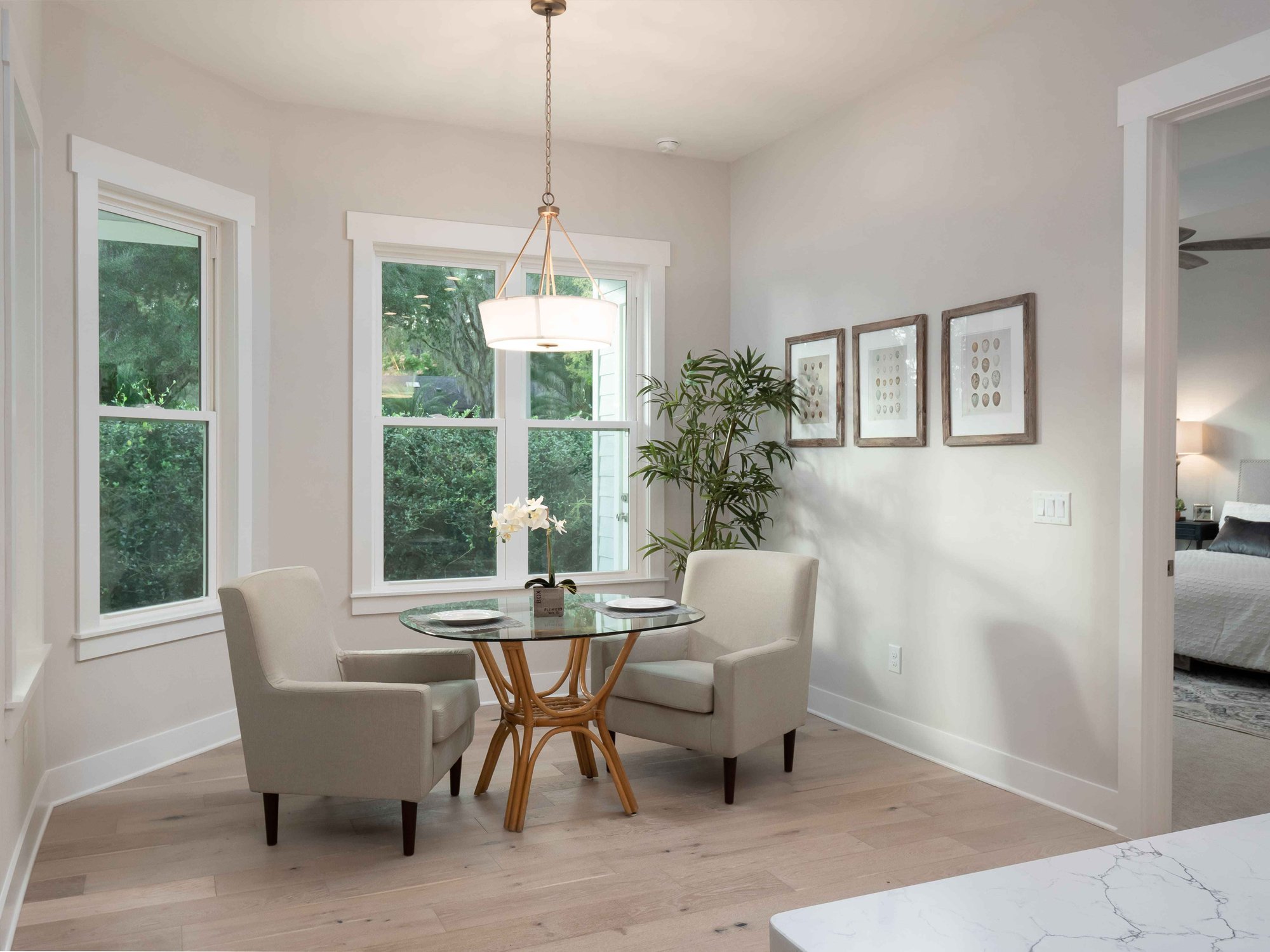 Greystone Breakfast Nook Custom Home