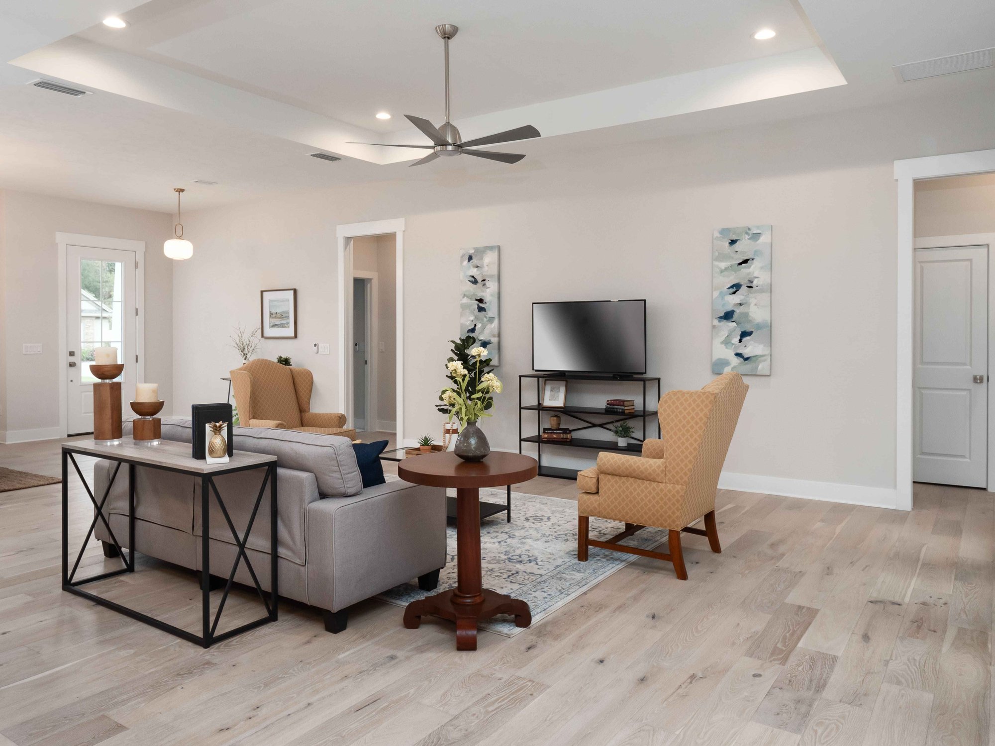 Greystone Custom Home Living Room