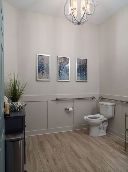 Dentist Office Commercial Renovation Bathroom Remodel in Florida by Robinson Renovation & Custom Homes