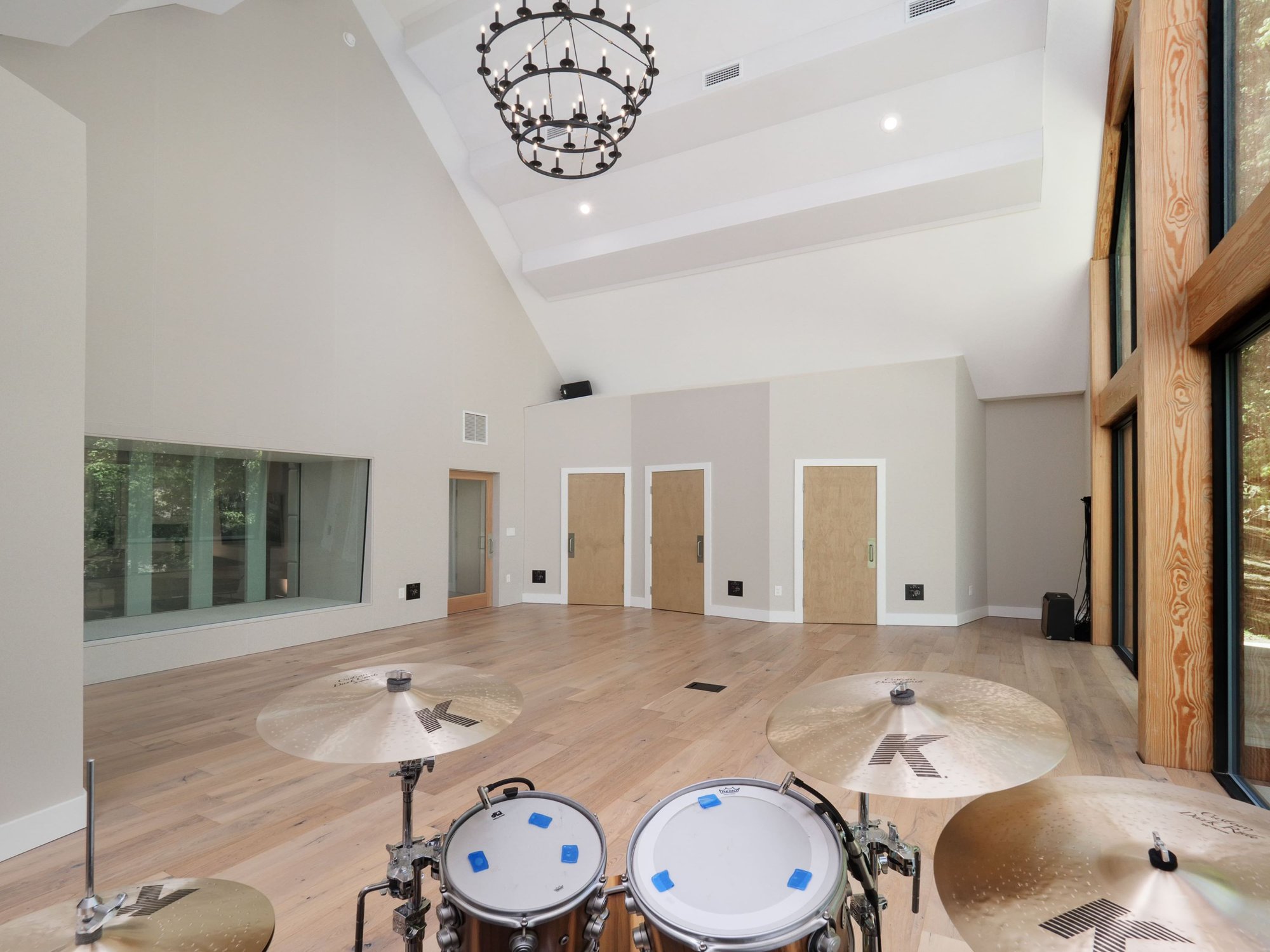 Interior Custom Recording Music Studio in Gainesville