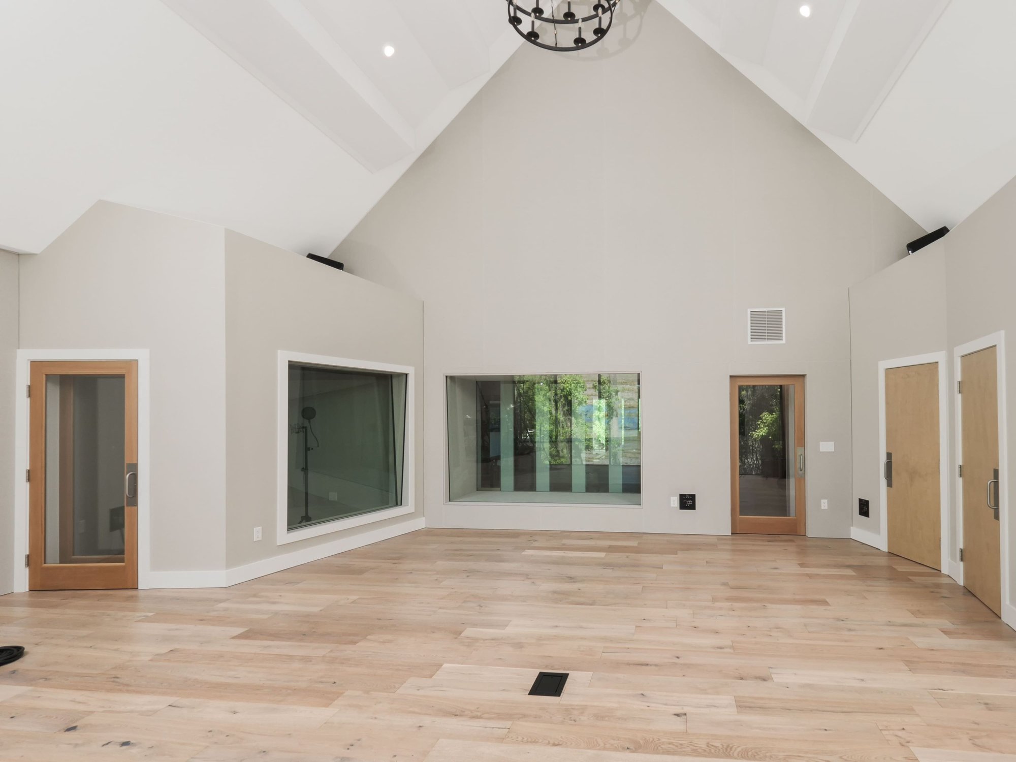 Interior Main Room of Music Studio and Recording Space in Gainesville