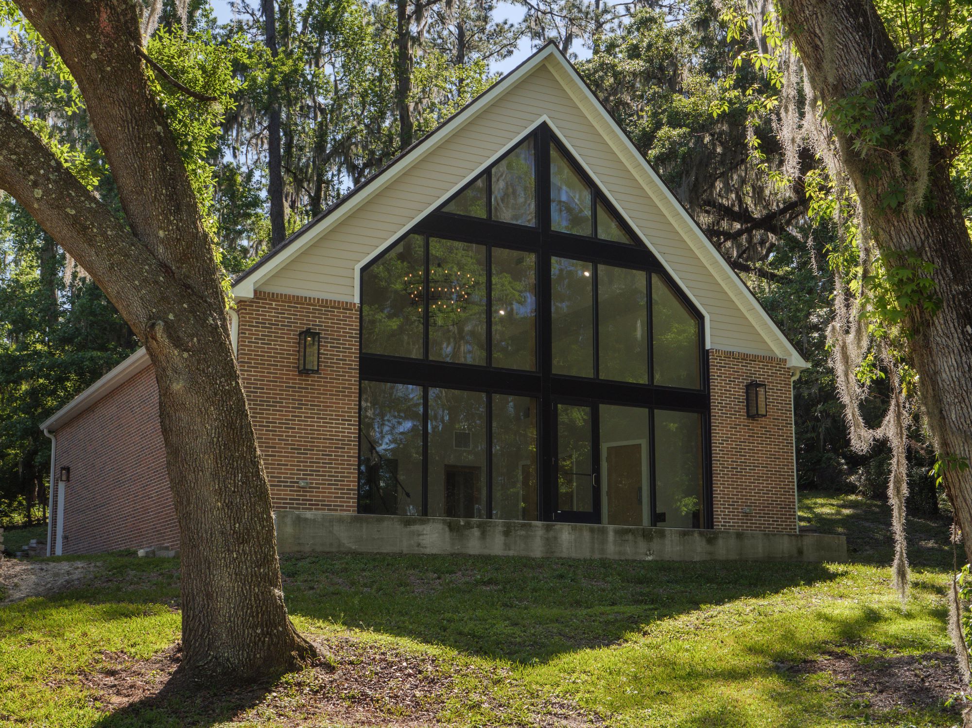 Private Music Studio SE Gainesville Exterior Two Story Window Private Music Studio SE Gainesville Exterior Two Story Window