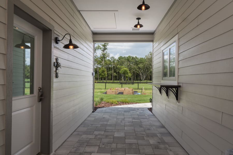 Robinson Renovation & Custom Homes Jonesville Remodel Detached Garage Entryway