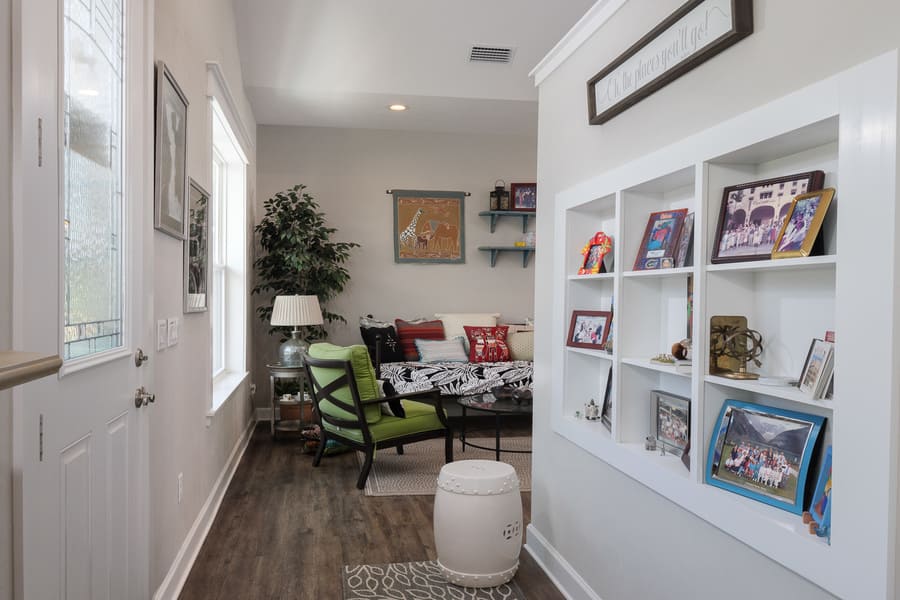 Robinson Renovation & Custom Homes Jonesville Remodel Hallway Leading to Living Area