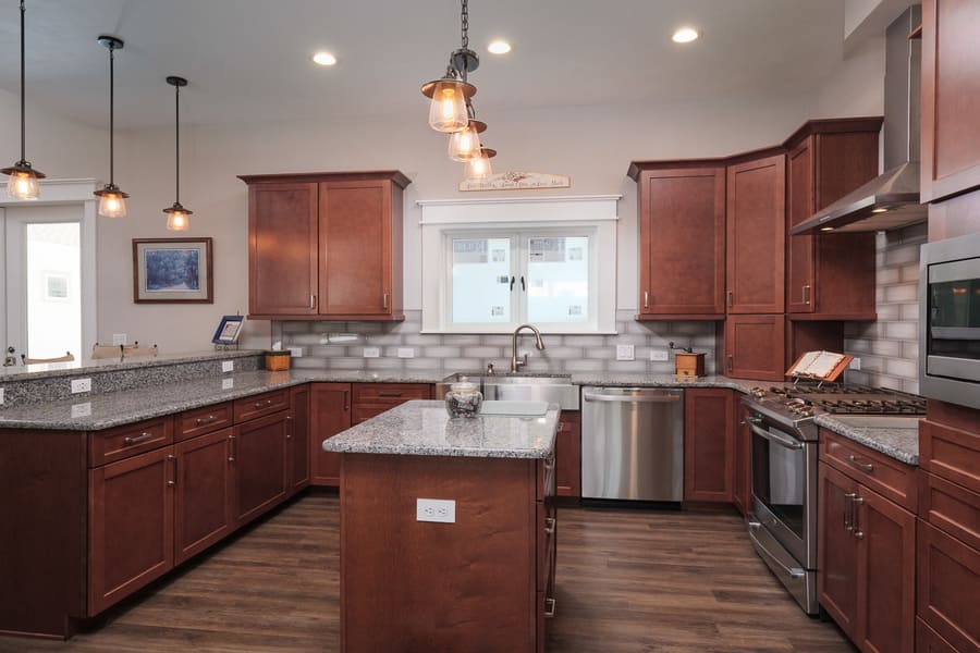 Robinson Renovation & Custom Homes Jonesville Remodel Kitchen Island