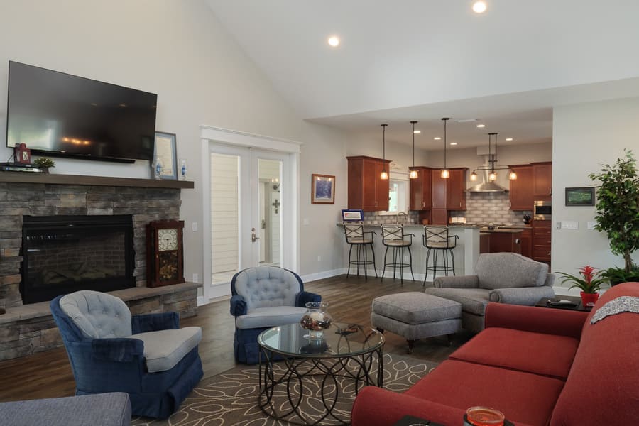 Robinson Renovation & Custom Homes Jonesville Remodel Open Concept Living Area, Kitchen