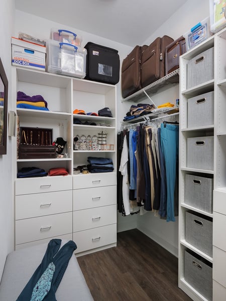 Robinson Renovation & Custom Homes Jonesville Remodel Walk-In Closet