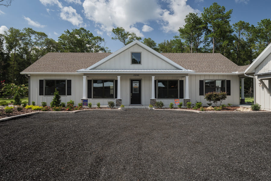 Robinson Renovation & Custom Homes Jonesville Remodel White Exterior