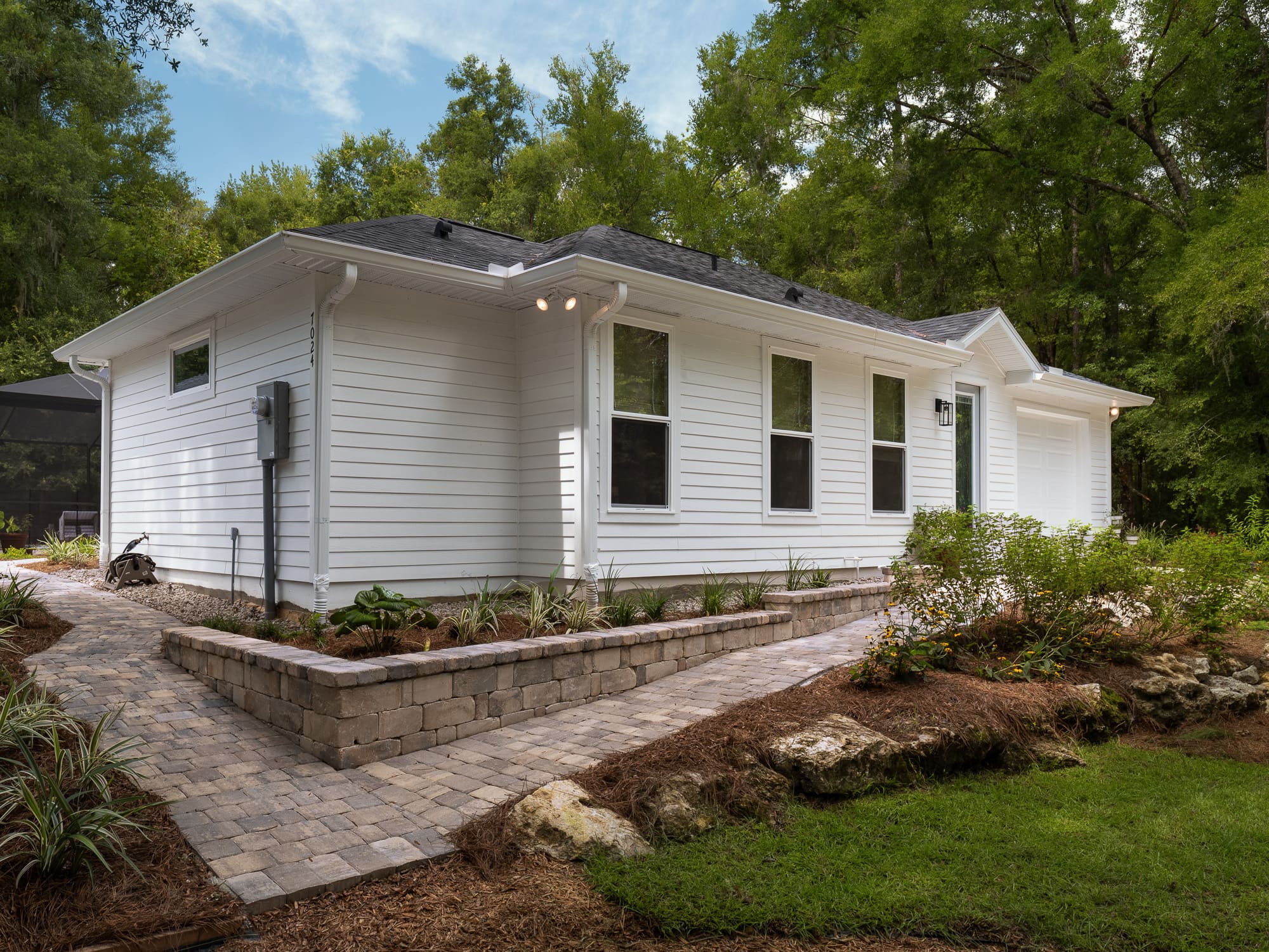 Exterior Rear of Custom ADU Addition in Gainesville