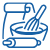 Blue Inviting Kitchen Icon