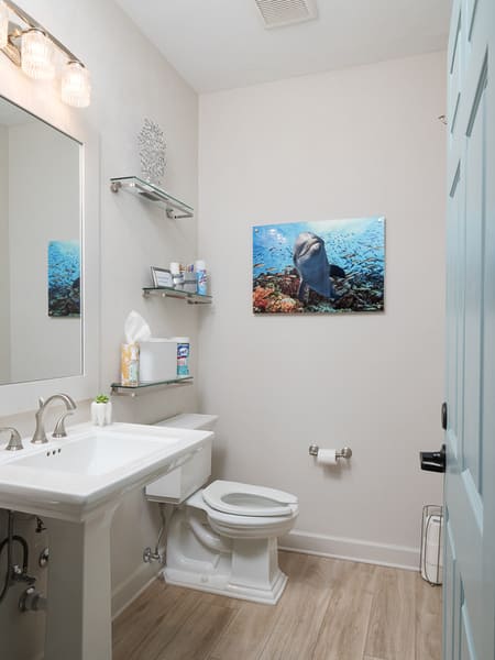 Dentist Office Commercial Renovation Bathroom in Florida by Robinson Renovation & Custom Homes