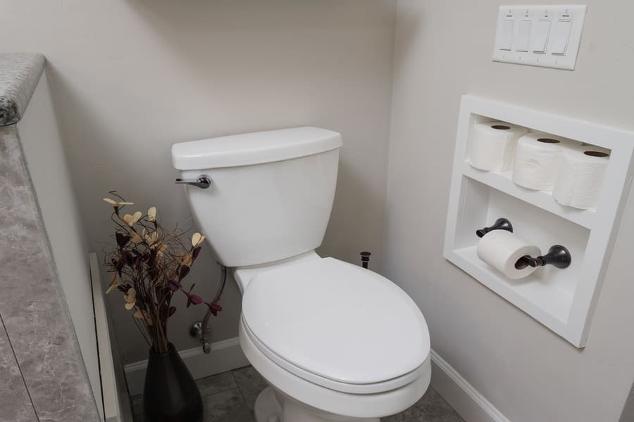 Robinson Renovation & Custom Homes Jonesville Remodel Master Bathroom Private Toilet