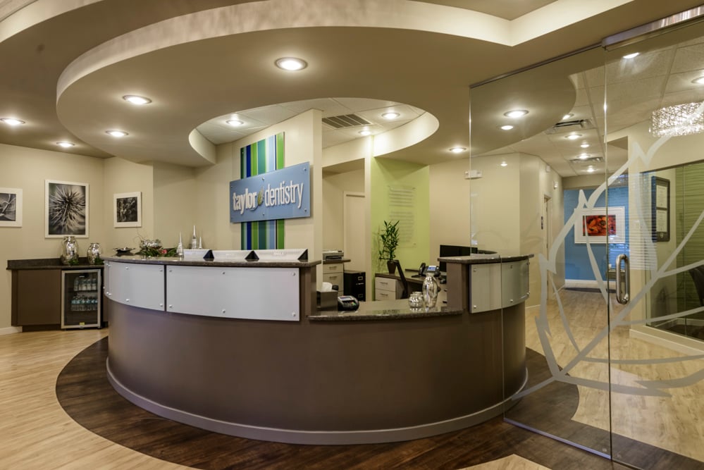 Taylor Dentistry Reception Commercial Remodel